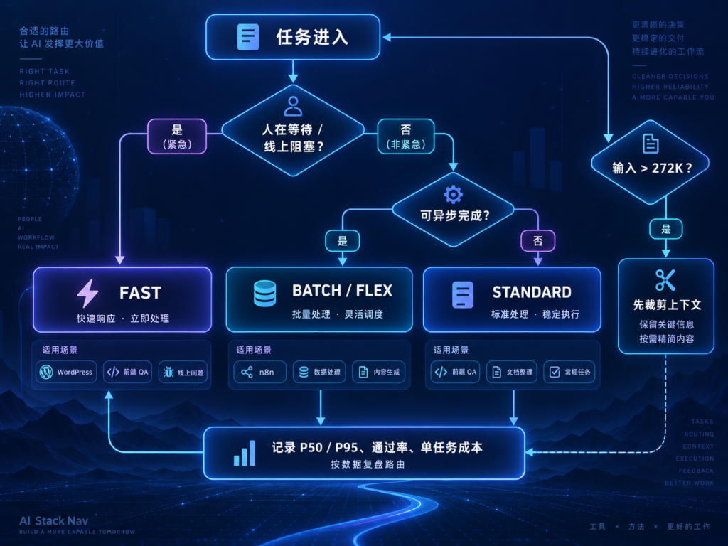 Astra Fast任务路由与盈亏平衡决策流程图