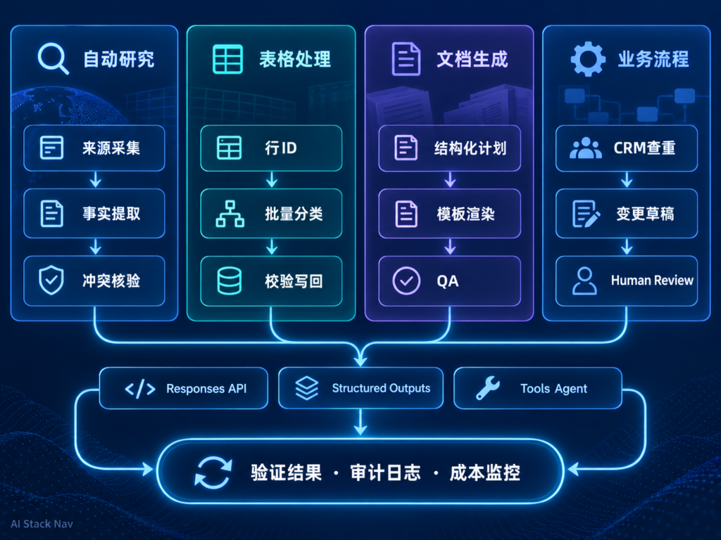 Astra与n8n研究表格文档CRM四类自动化工作流图