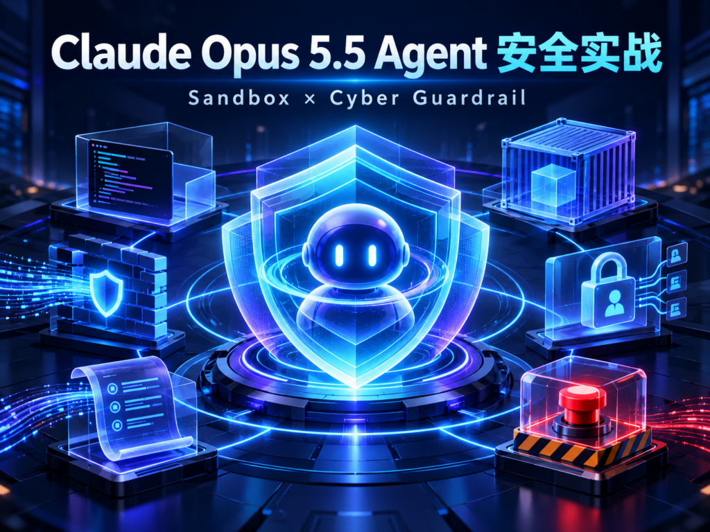 Claude Opus 5.5 Agent Sandbox 与 Cyber Guardrail 安全实战封面