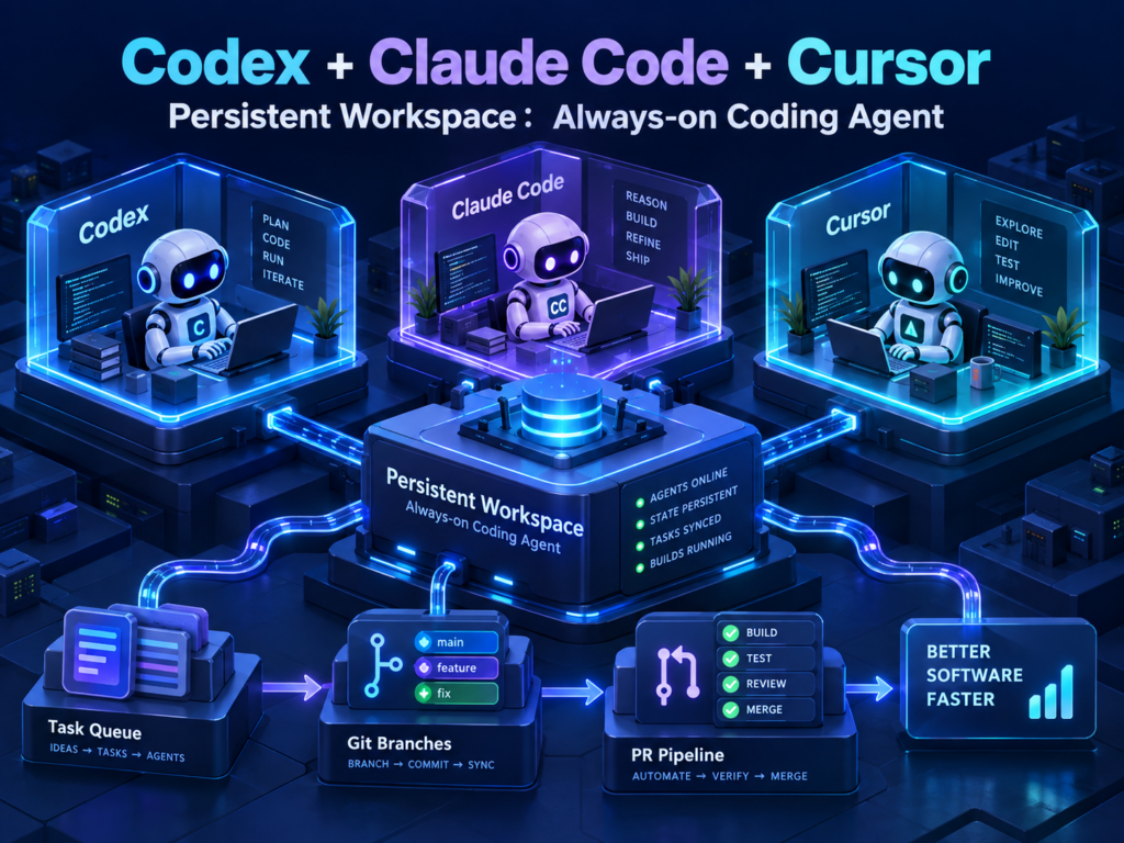 Codex、Claude Code 与 Cursor Persistent Workspace 架构