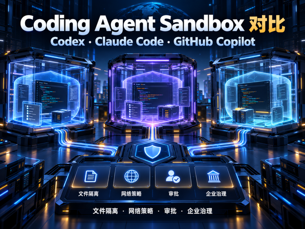 Codex Claude Code GitHub Copilot Coding Agent Sandbox 企业对比