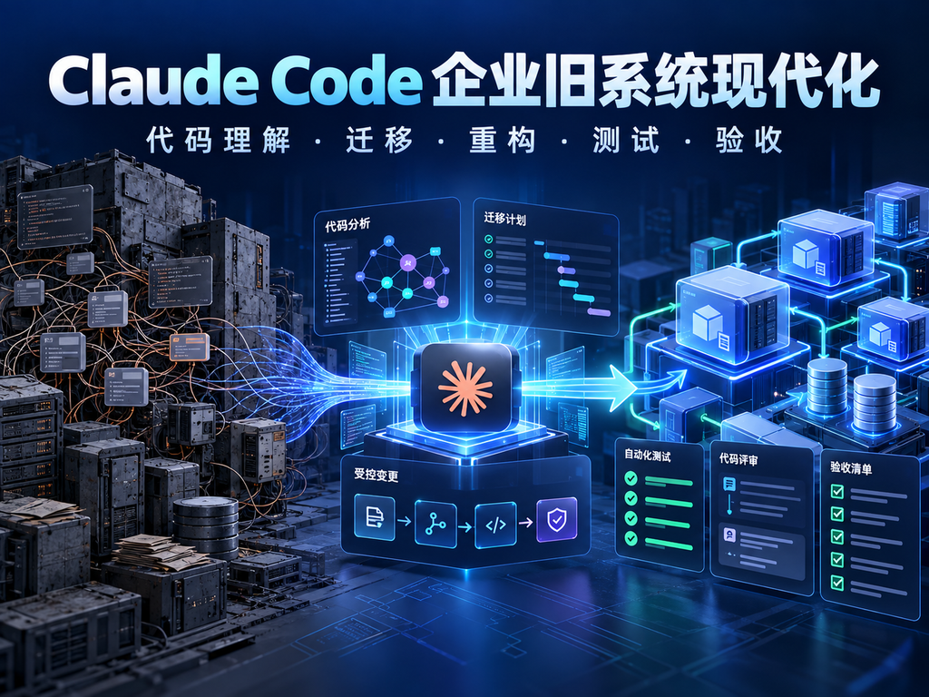 Claude Code辅助企业旧系统代码理解迁移重构测试验收