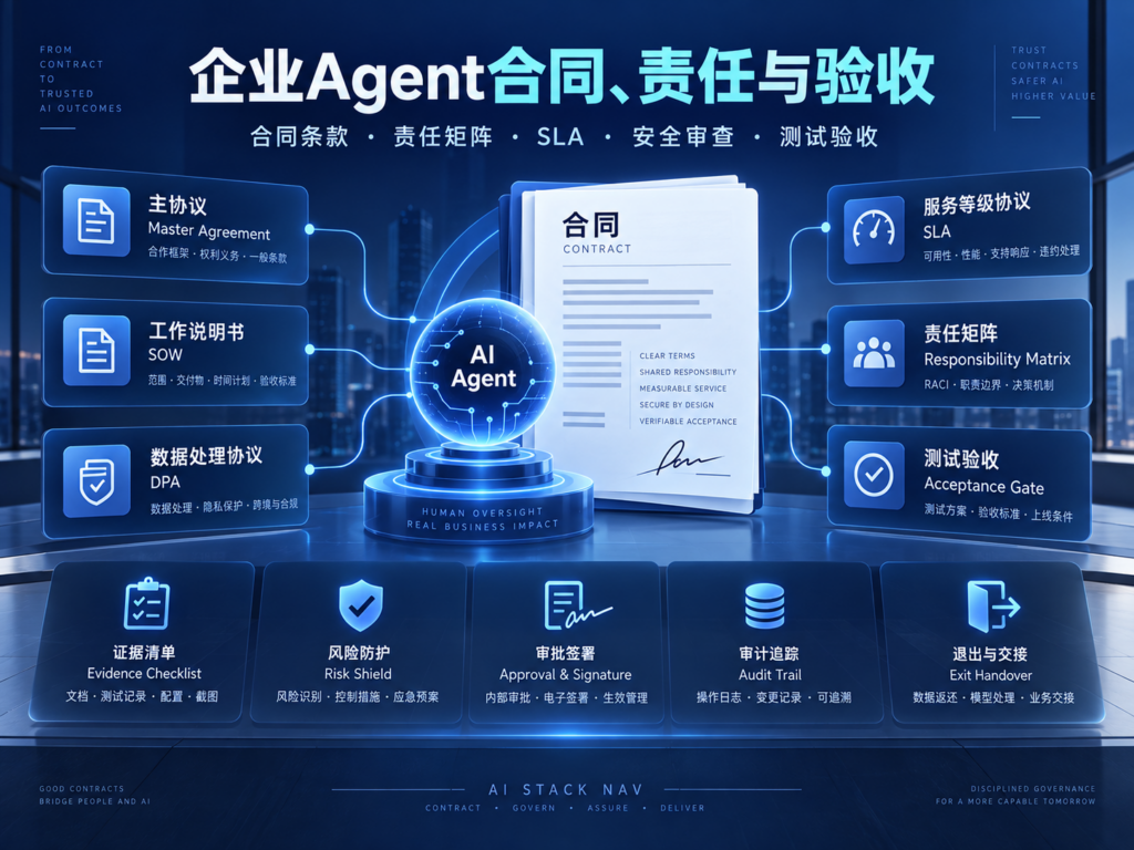 企业 Agent 合同责任与验收资料包架构封面